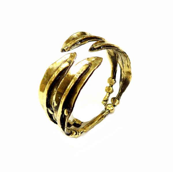 Hand Made Brass Bracelet Plated in Vintage Bronze - SKU# BRN-2066 - Image 4
