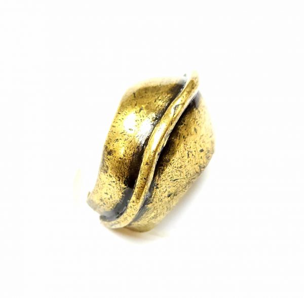 Hand Made Brass Ring Plated in Vintage Bronze - SKU# BRN-3006 - Image 2
