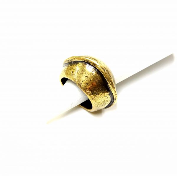 Hand Made Brass Ring Plated in Vintage Bronze - SKU# BRN-3006 - Image 5