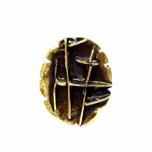 Hand Made Brass Ring Plated in Vintage Bronze - SKU# BRN-3007