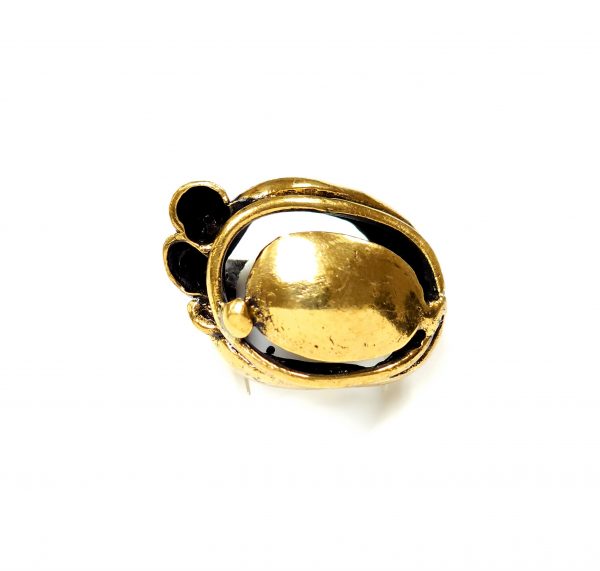 Hand Made Brass Ring Plated in Vintage Bronze - SKU# BRN-3008