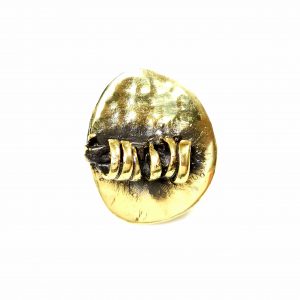 Hand Made Brass Ring Plated in Vintage Bronze - SKU# BRN-3012
