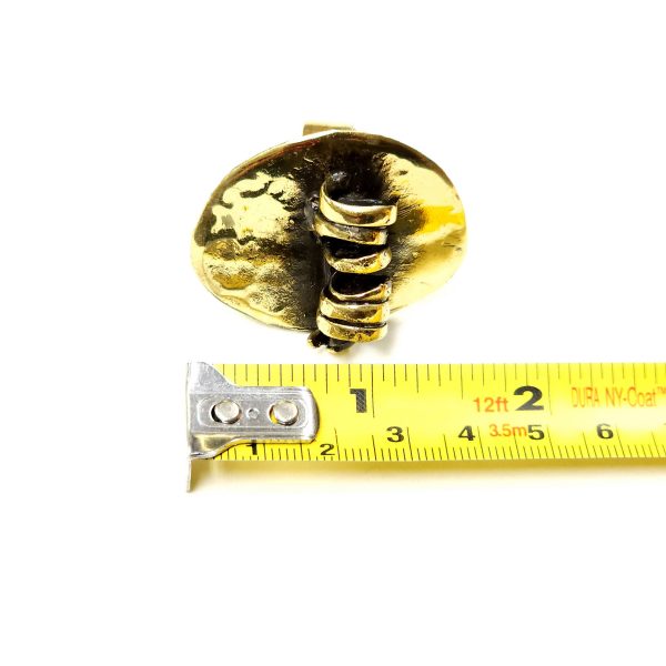 Hand Made Brass Ring Plated in Vintage Bronze - SKU# BRN-3012 - Image 3