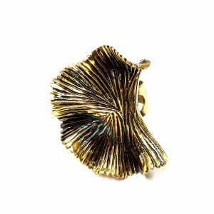 Hand Made Brass Ring Plated in Vintage Bronze - SKU# BRN-3013