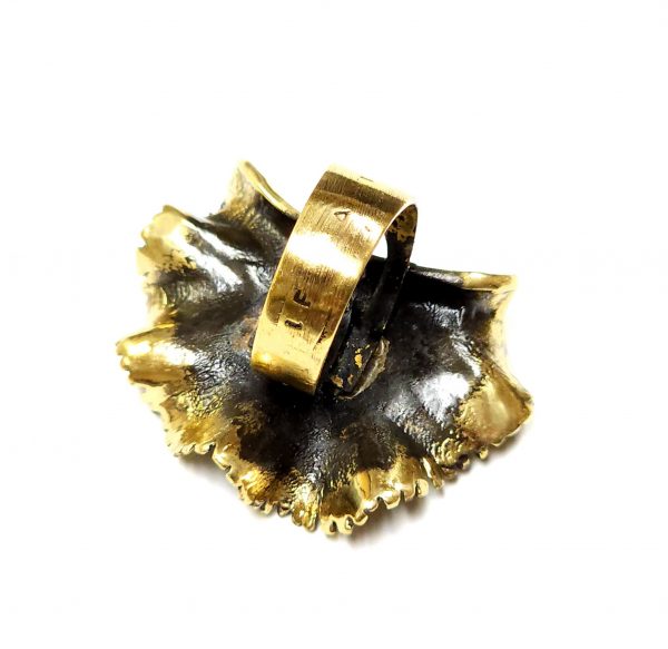 Hand Made Brass Ring Plated in Vintage Bronze - SKU# BRN-3013 - Image 5