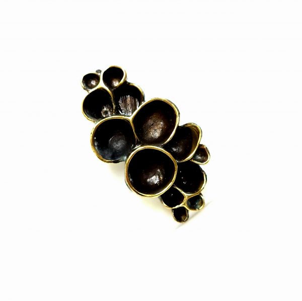 Hand Made Brass Ring Plated in Vintage Bronze - SKU# BRN-3015 - Image 4