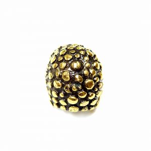 Hand Made Brass Ring Plated in Vintage Bronze - SKU# BRN-3017