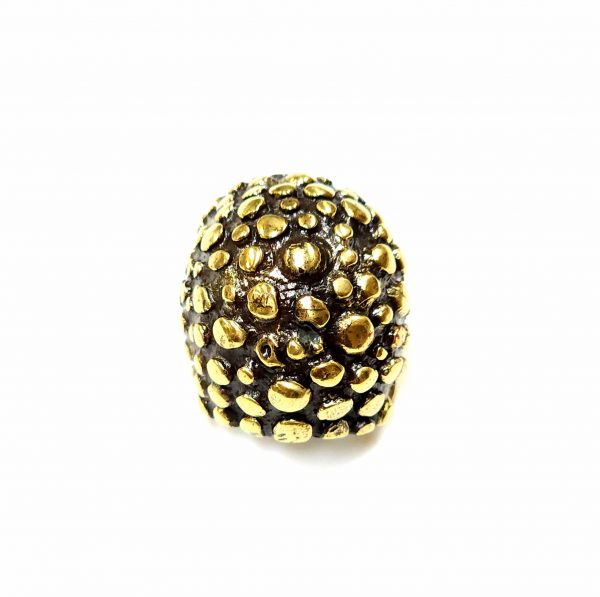 Hand Made Brass Ring Plated in Vintage Bronze - SKU# BRN-3017