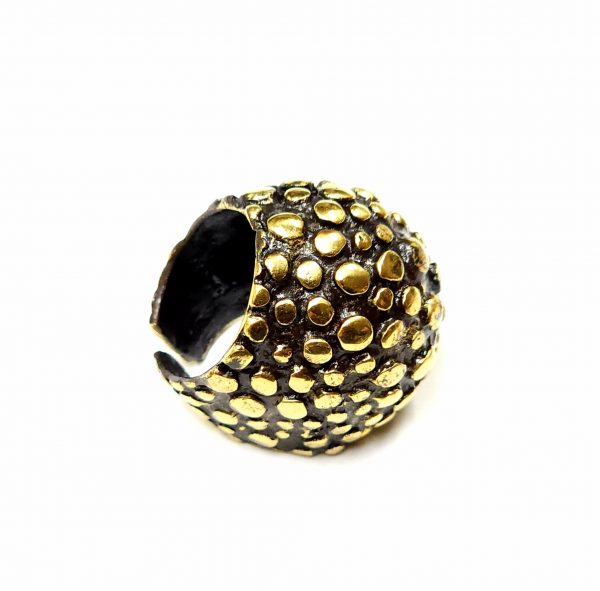 Hand Made Brass Ring Plated in Vintage Bronze - SKU# BRN-3017 - Image 3