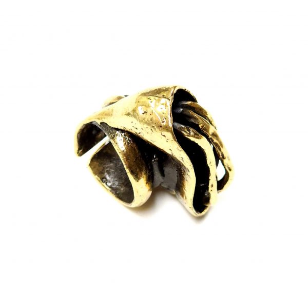 Hand Made Brass Ring Plated in Vintage Bronze - SKU# BRN-3019 - Image 5