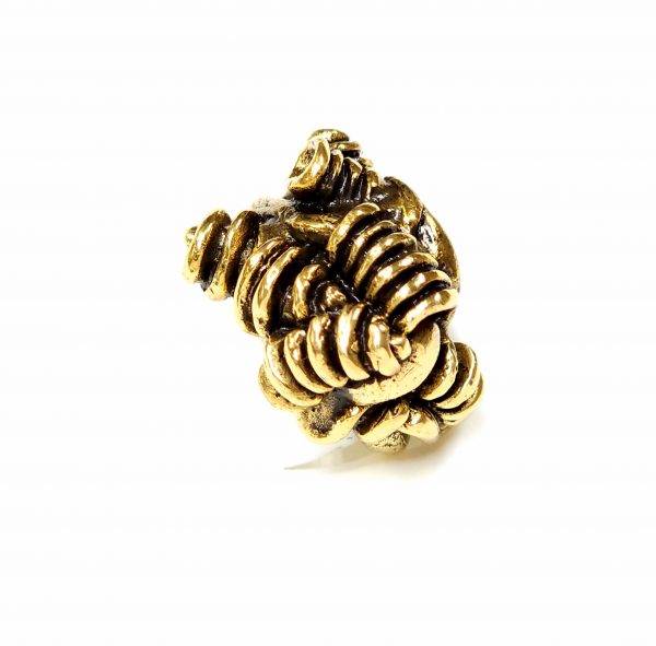 Hand Made Brass Ring Plated in Vintage Bronze - SKU# BRN-3027 - Image 4