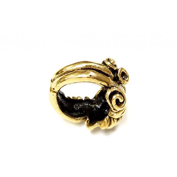 Hand Made Brass Ring Plated in Vintage Bronze - SKU# BRN-3027 - Image 6