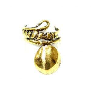 Hand Made Brass Ring Plated in Vintage Bronze - SKU# BRN-3029