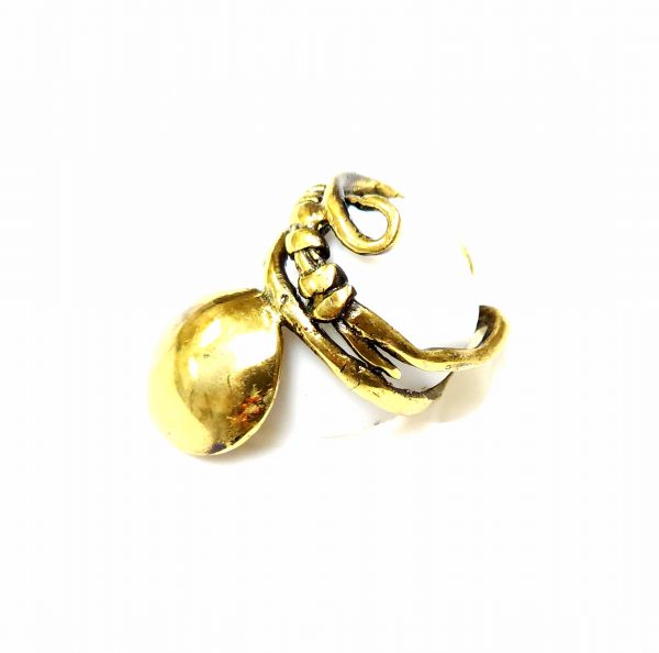 Hand Made Brass Ring Plated in Vintage Bronze - SKU# BRN-3029 - Image 4