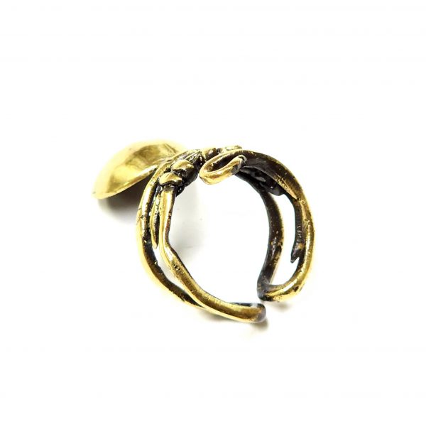 Hand Made Brass Ring Plated in Vintage Bronze - SKU# BRN-3029 - Image 6
