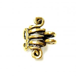 Hand Made Brass Ring Plated in Vintage Bronze - SKU# BRN-3032
