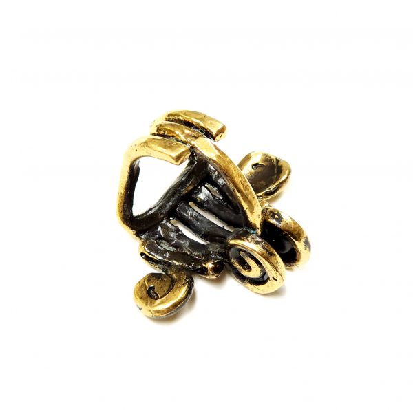 Hand Made Brass Ring Plated in Vintage Bronze - SKU# BRN-3032 - Image 6