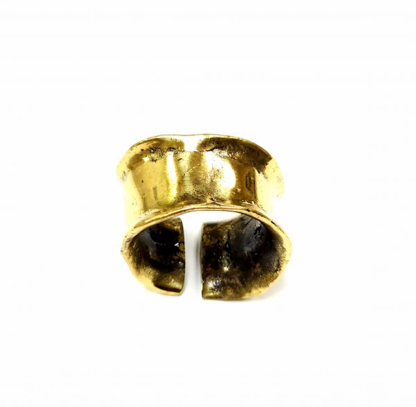 Hand Made Brass Ring Plated in Vintage Bronze - SKU# BRN-3035