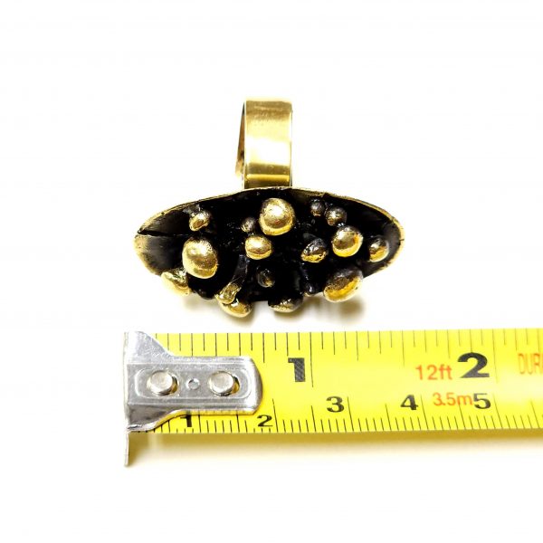 Hand Made Brass Ring Plated in Vintage Bronze - SKU# BRN-3038 - Image 2