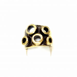 Hand Made Brass Ring Plated in Vintage Bronze - SKU# BRN-3043