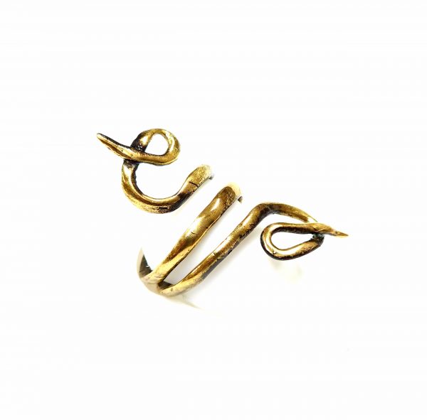 Hand Made Brass Ring Plated in Vintage Bronze - SKU# BRN-3048 - Image 2