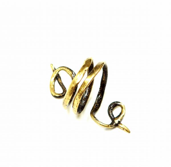 Hand Made Brass Ring Plated in Vintage Bronze - SKU# BRN-3048 - Image 5