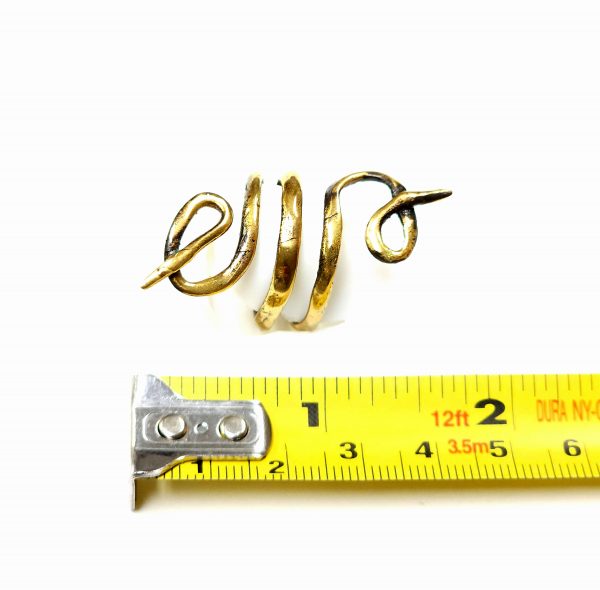 Hand Made Brass Ring Plated in Vintage Bronze - SKU# BRN-3048 - Image 3