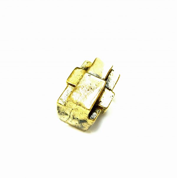 Hand Made Brass Ring Plated in Vintage Bronze - SKU# BRN-3052 - Image 5