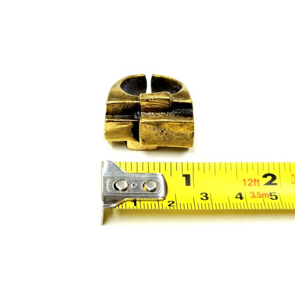 Hand Made Brass Ring Plated in Vintage Bronze - SKU# BRN-3052 - Image 2