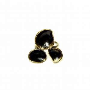 Hand Made Brass Ring Plated in Vintage Bronze - SKU# BRN-3053