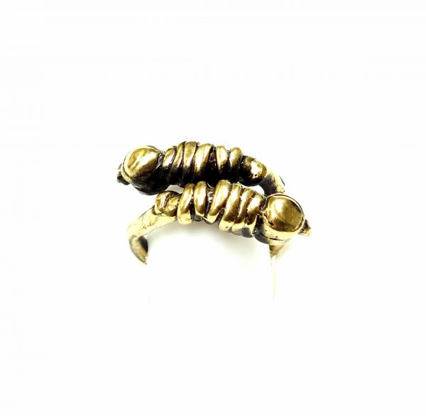 Hand Made Brass Ring Plated in Vintage Bronze - SKU# BRN-3056