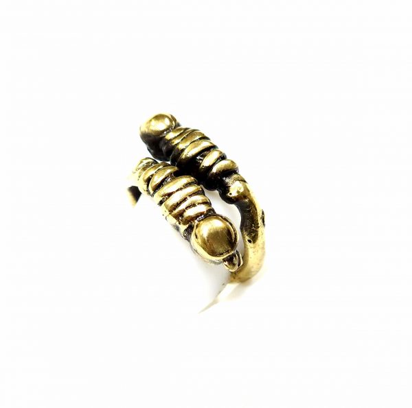 Hand Made Brass Ring Plated in Vintage Bronze - SKU# BRN-3056 - Image 4