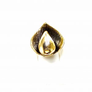 Hand Made Brass Ring Plated in Vintage Bronze - SKU# BRN-3069