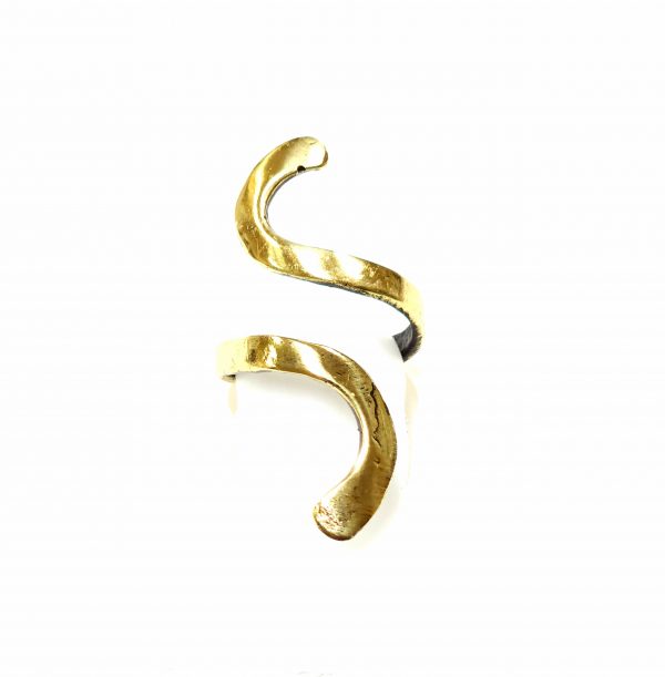 Hand Made Brass Ring Plated in Vintage Bronze - SKU# BRN-3073