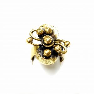 Hand Made Brass Ring Plated in Vintage Bronze - SKU# BRN-3074