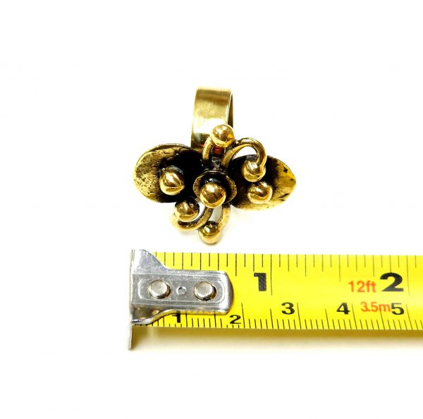 Hand Made Brass Ring Plated in Vintage Bronze - SKU# BRN-3074 - Image 3