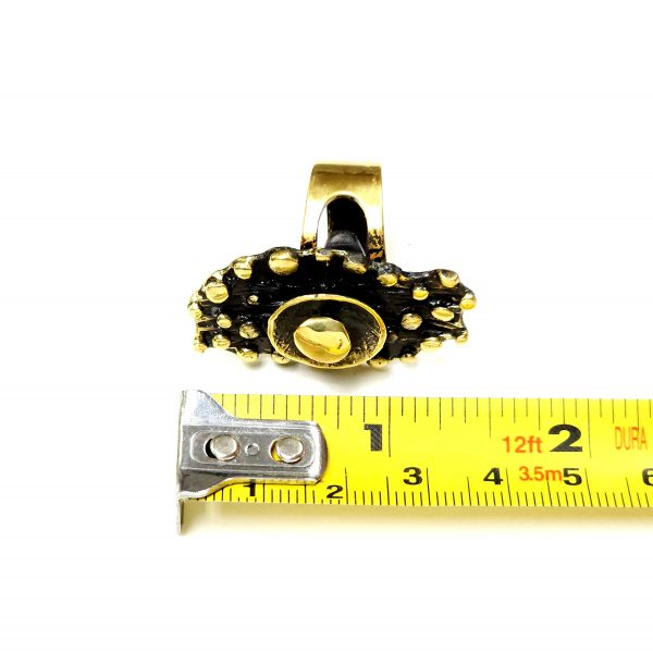 Hand Made Brass Ring Plated in Vintage Bronze - SKU# BRN-3077 - Image 3
