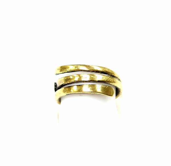 Hand Made Brass Ring Plated in Vintage Bronze - SKU# BRN-3087