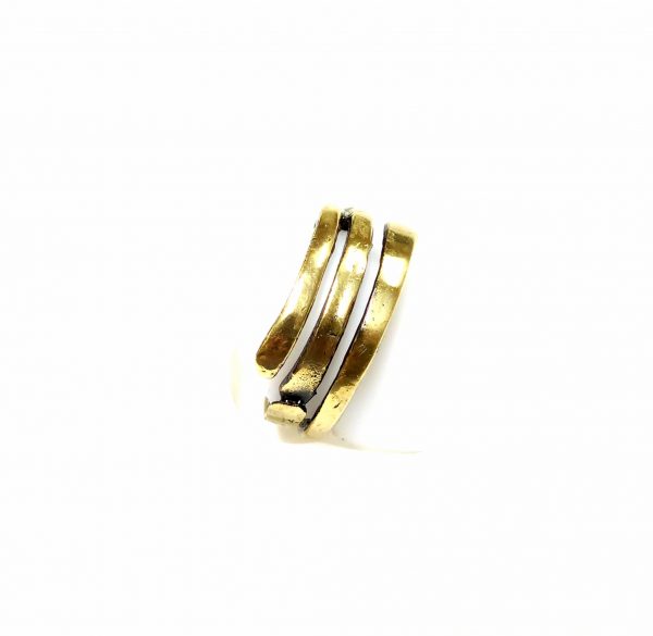 Hand Made Brass Ring Plated in Vintage Bronze - SKU# BRN-3087 - Image 4