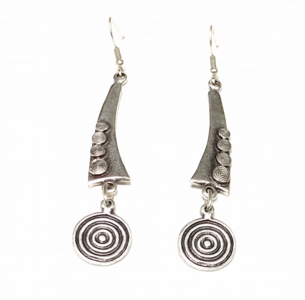 Hand Made Pewter Earrings - SKU# NE-1069