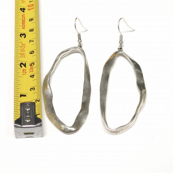 Hand Made Pewter Earrings - SKU# NE-1079 - Image 2