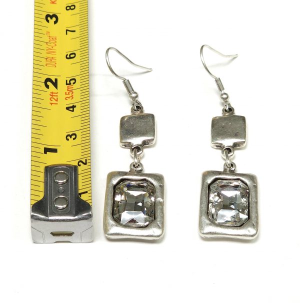 Hand Made Pewter Earrings - SKU# NE-1087 - Image 2
