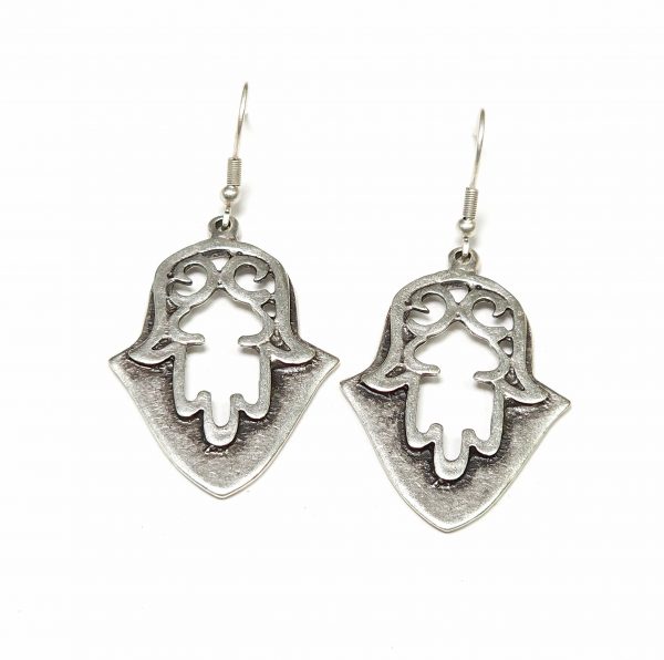 Hand Made Pewter Earrings - SKU# NE-1124