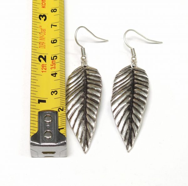 Hand Made Pewter Earrings - SKU# NE-1127 - Image 2