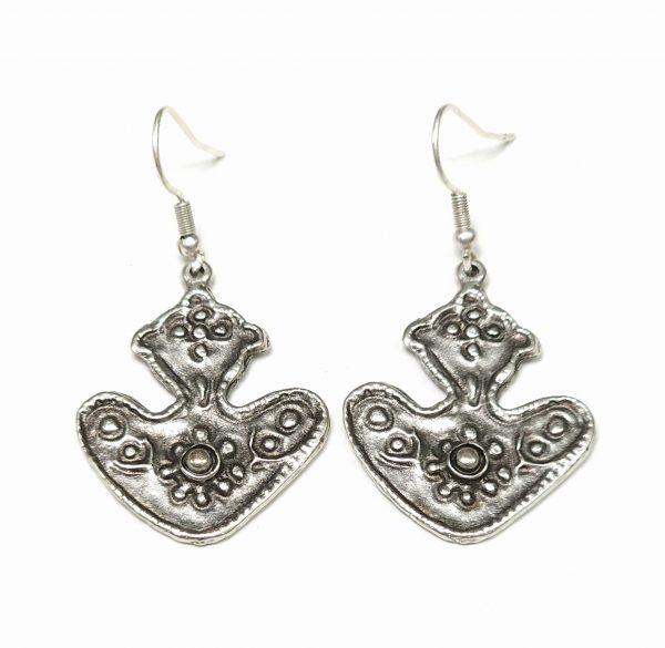 Hand Made Pewter Earrings - SKU# NE-1148
