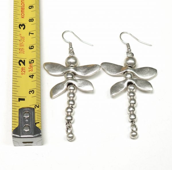Hand Made Pewter Earrings - SKU# NE-1238 - Image 2