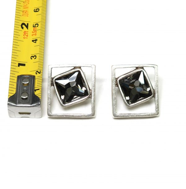 Hand Made Pewter Earrings - SKU# NE-1295 - Image 2