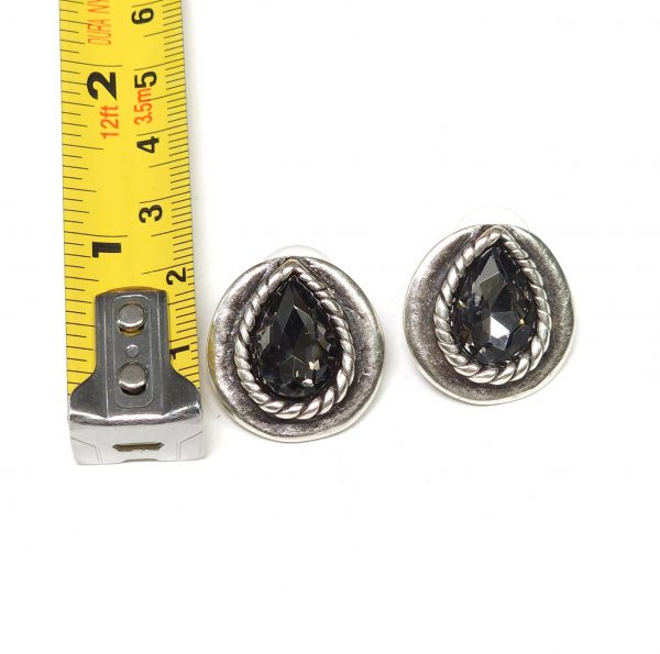 Hand Made Pewter Earrings - SKU# NE-1314 - Image 2