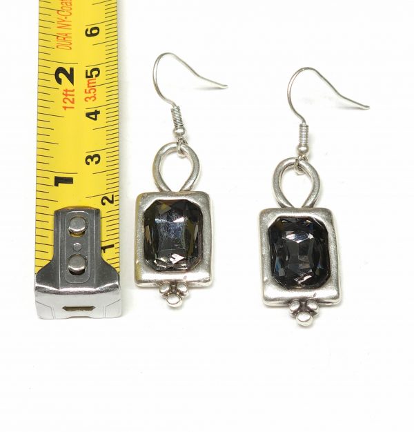 Hand Made Pewter Earrings - SKU# NE-1343 G - Image 2