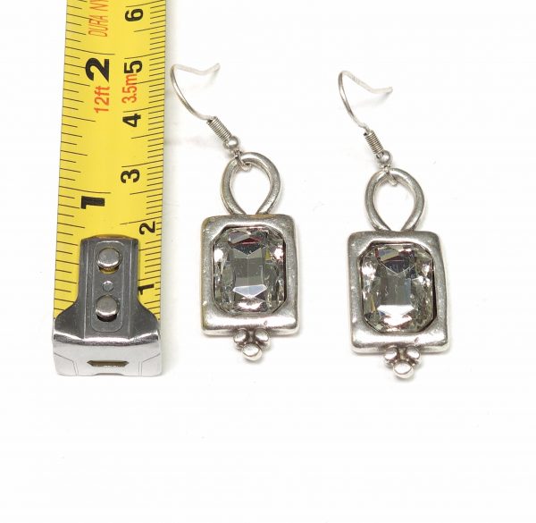 Hand Made Pewter Earrings - SKU# NE-1344 - Image 2